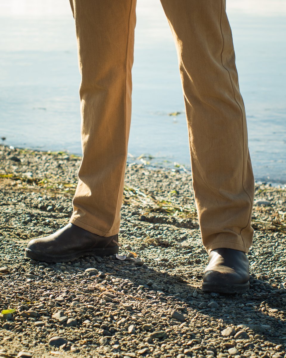 Thread Theory Fulford Jeans sewing pattern classic straight-leg denim jeans with high-rise waistband and durable construction