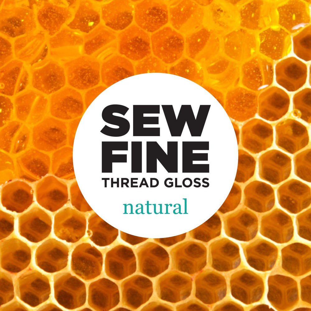 Sew Fine Thread Gloss – Natural Beeswax Thread Conditioner for Hand Sewing & Quilting