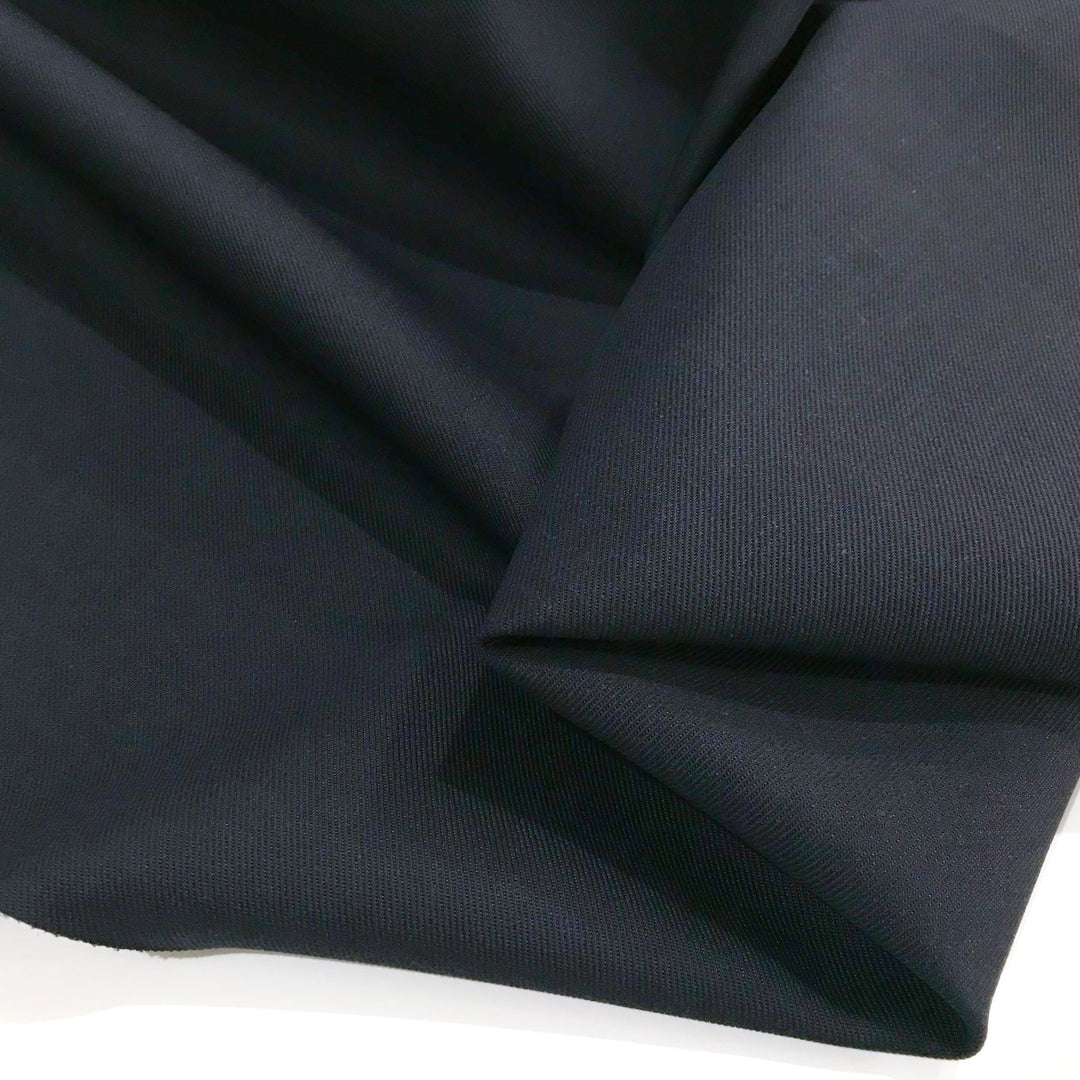 Darkest Blue Deadstock Denim Fabric - Cotton/Spandex Blend, 62-Inch Wide for Tailored Jeans and Jackets
