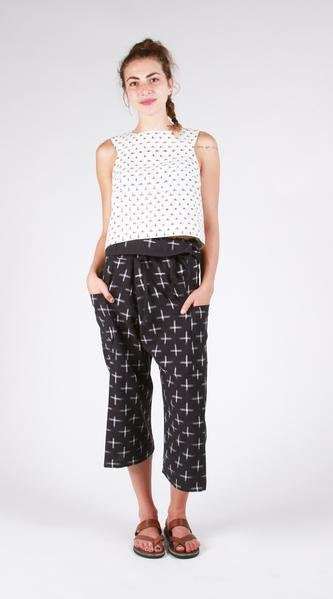 Sew House Seven Nehalem Pant & Skirt Pattern – wrap-front pants and adjustable waist skirt sewing pattern