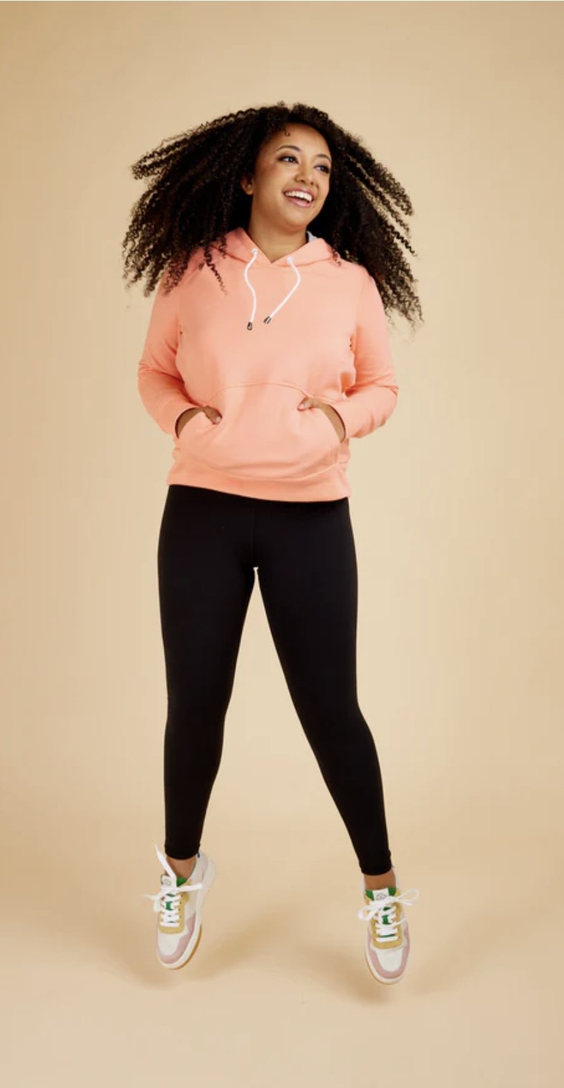Cashmerette Stanton Hoodie sewing pattern with pullover and zip-up options for curvy sizes C–H