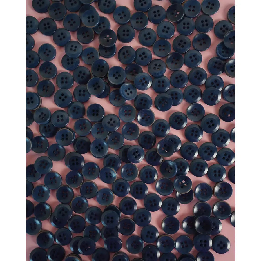 Corozo Nut Buttons Midnight - 3 sizes (20, 30, 40mm)