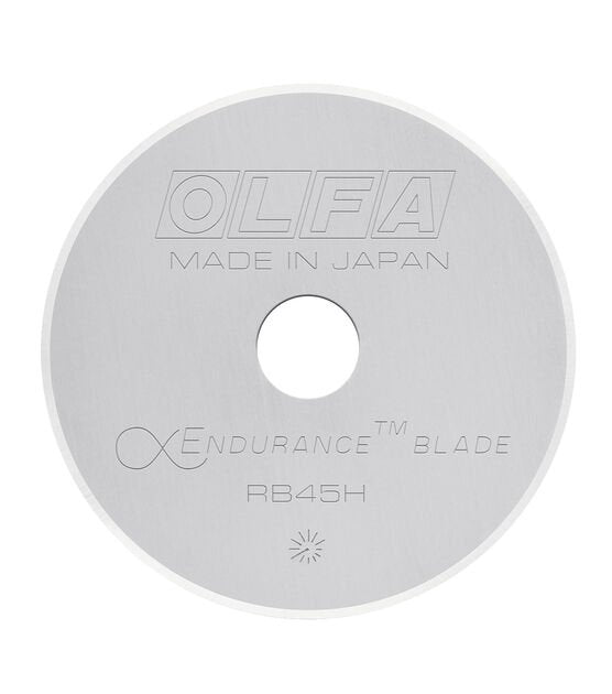 Olfa Endurance Rotary Blade – 45mm Refill | Long-Lasting Sharp Blade for Quilting & Sewing