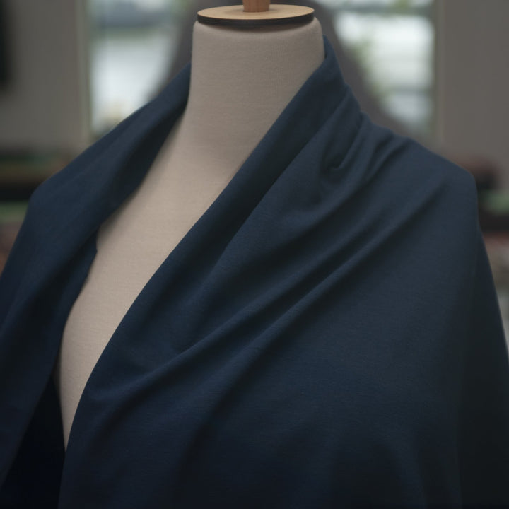 French Terry - Bamboo/Cotton - Navy
