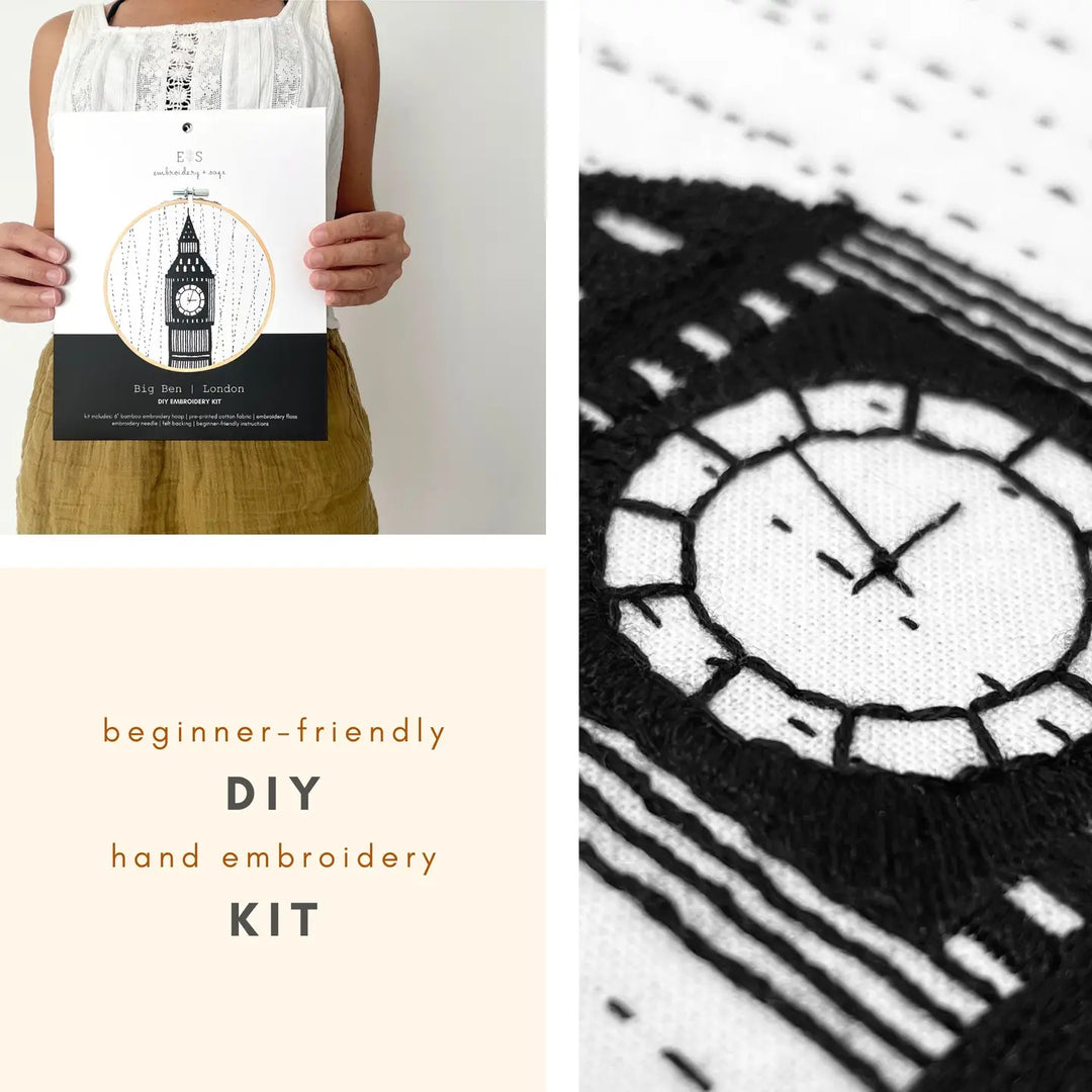 Embroidery Kit - Big Ben London
