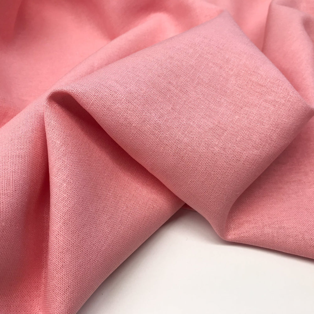 "Brussels Washer Linen in Pink color – 55% linen 45% rayon blend, medium weight, perfect for apparel sewing"

