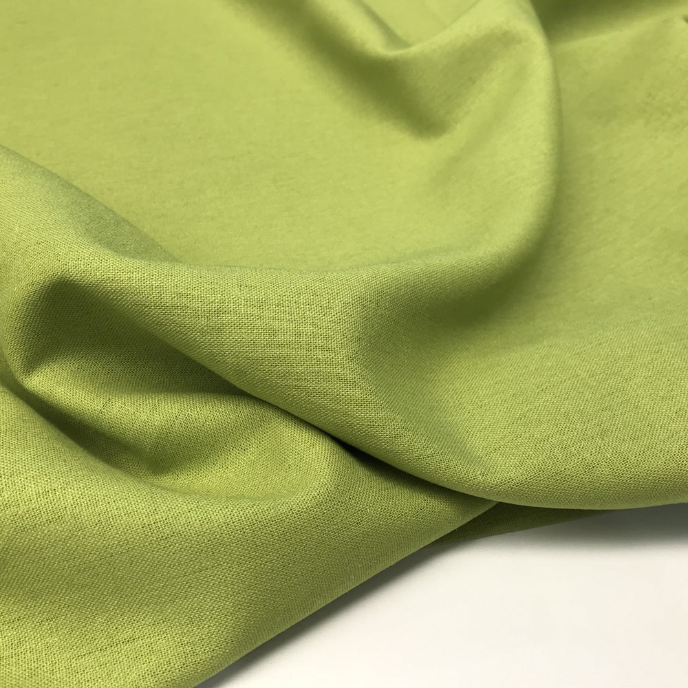 "Brussels Washer Linen - Pear
color – 55% linen 45% rayon blend, medium weight, perfect for apparel sewing"

