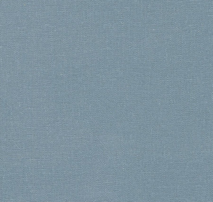 "Brussels Washer Linen Slate – Medium-weight linen/rayon blend fabric with soft drape for dresses, skirts, and décor"

