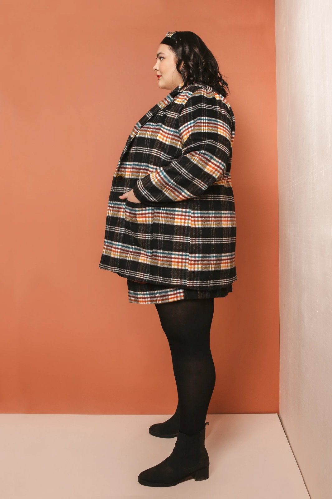 Friday Pattern Co. - The Heather Blazer sewing pattern for oversized unstructured blazer with lining and inclusive sizing XS–7X