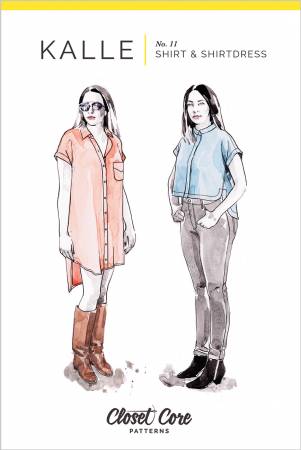 Closet Core Kalle Shirt & Shirtdress sewing pattern – versatile women’s shirt, tunic, and shirtdress design