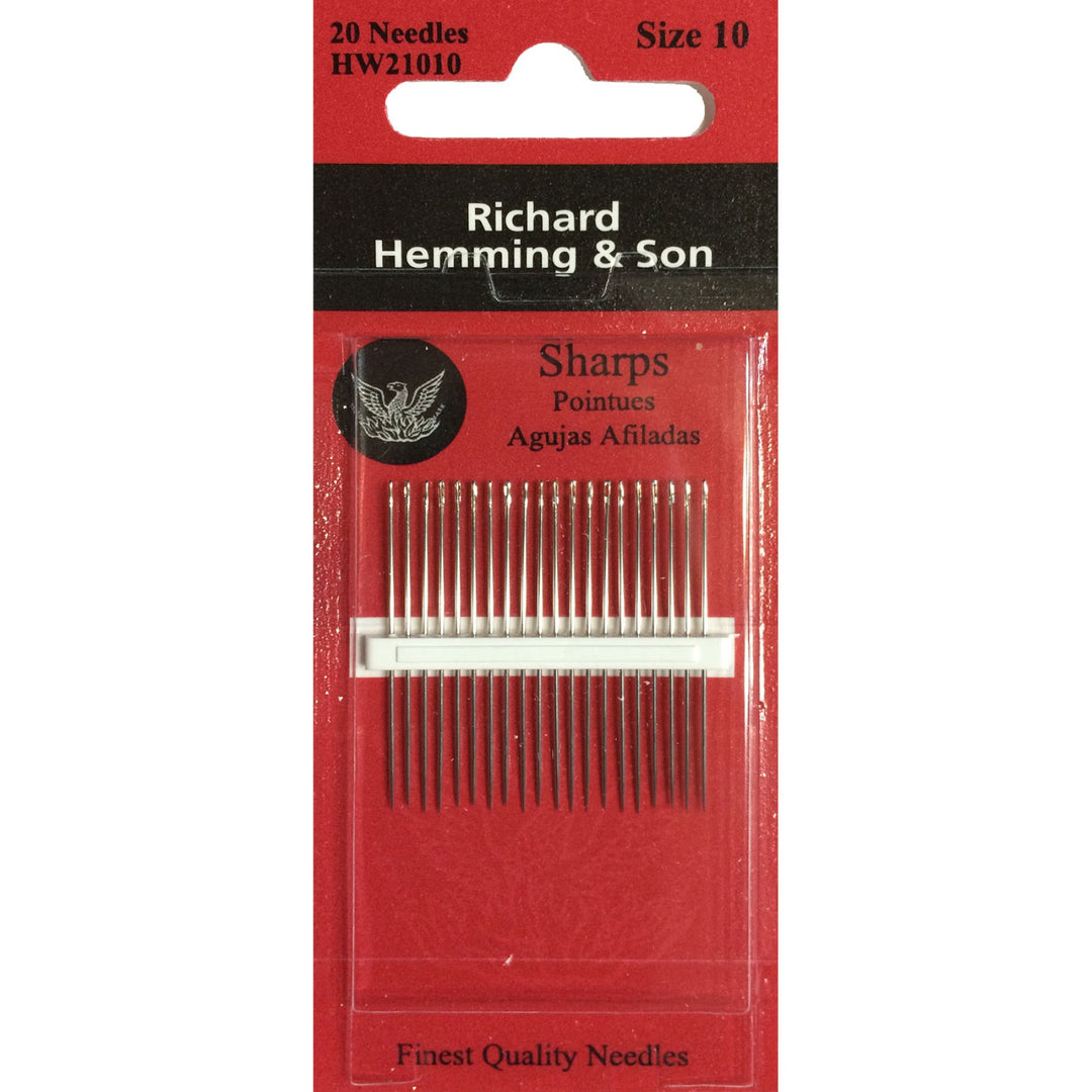 Richard Hemming & Son Sharps Needles Size 10 pack – Colonial Needle Company