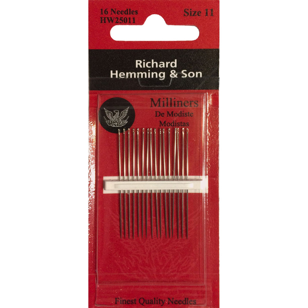 Richard Hemming & Son Milliners Needles Size 11 pack – Colonial Needle Company