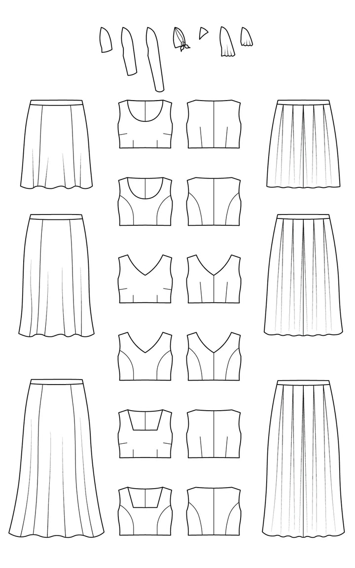 Pattern - Cashmerette - Upton Dress &amp; Skirt Mix &amp; Match Expansion Pack