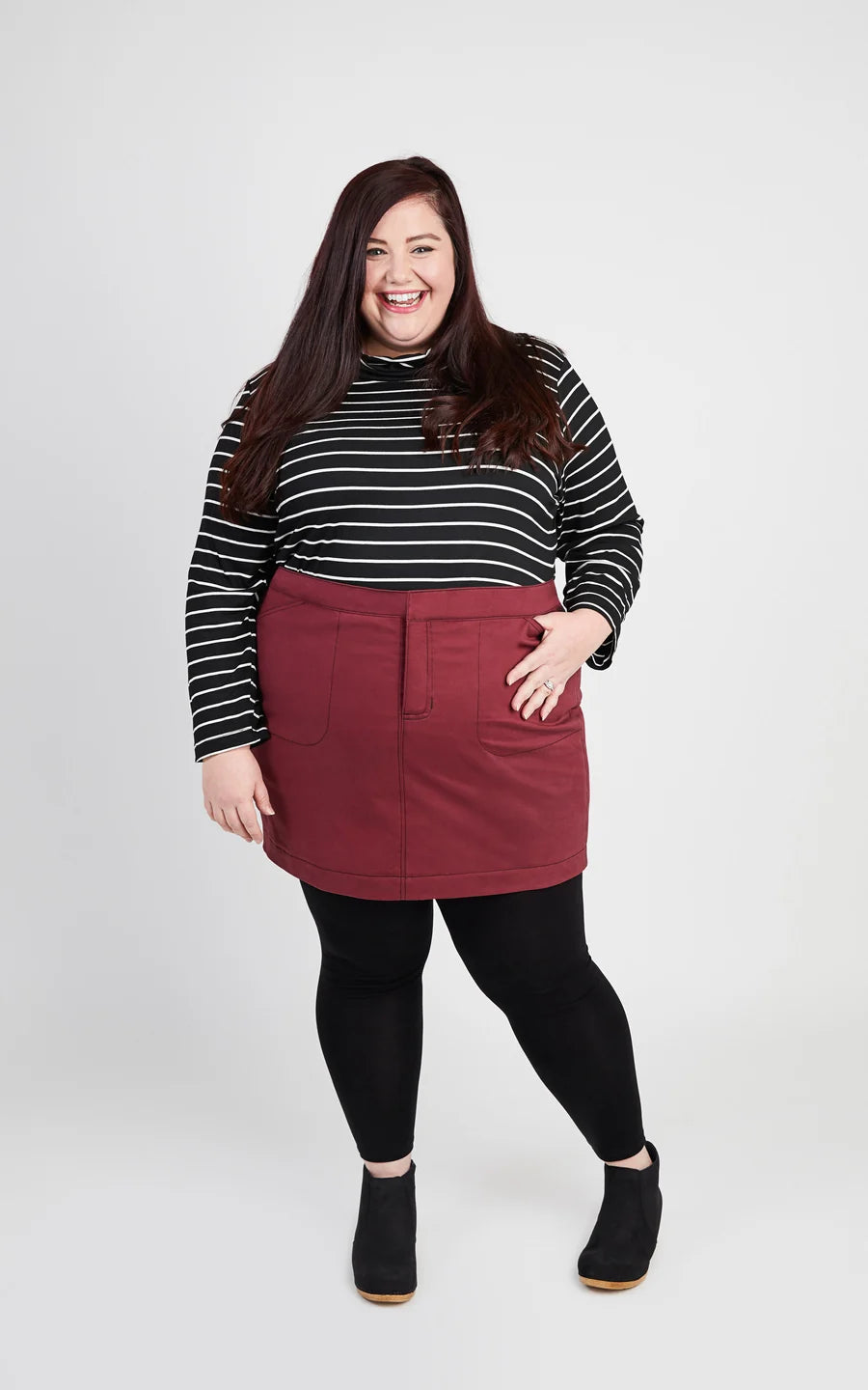Pattern - Cashmerette - Ellis Denim Skirt