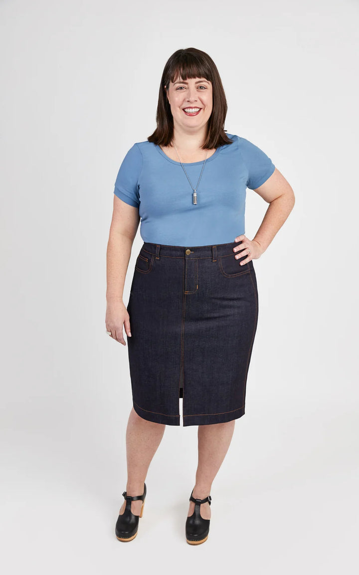Pattern - Cashmerette - Ellis Denim Skirt