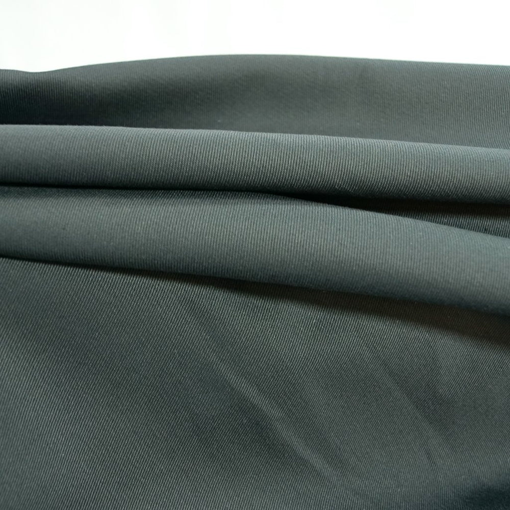 Chino Twill Stretch Charcoal – 97% cotton, 3% Lycra, 8 oz medium-weight stretch fabric, 53/54 inches wide for sewing skirts, trousers, and blazers