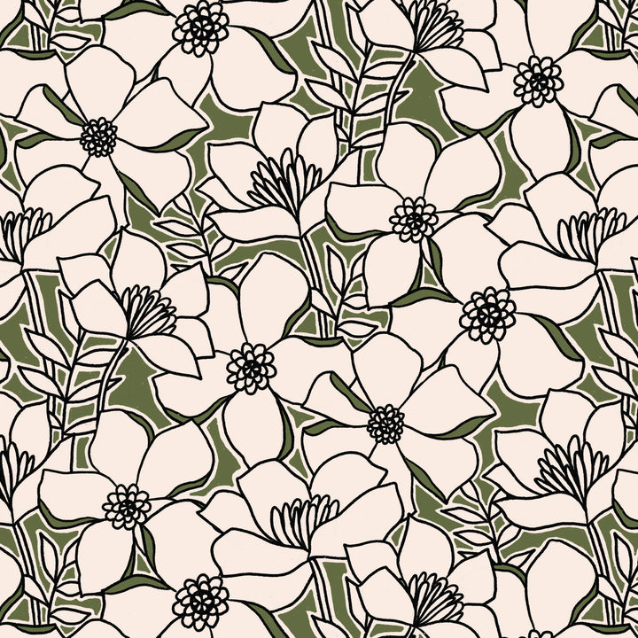 Modal Rayon Challis - Cloud 9/Marsh Havens - Quinn