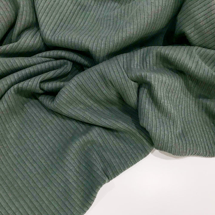 Rib Knit - Cotton Modal - Sage Green
