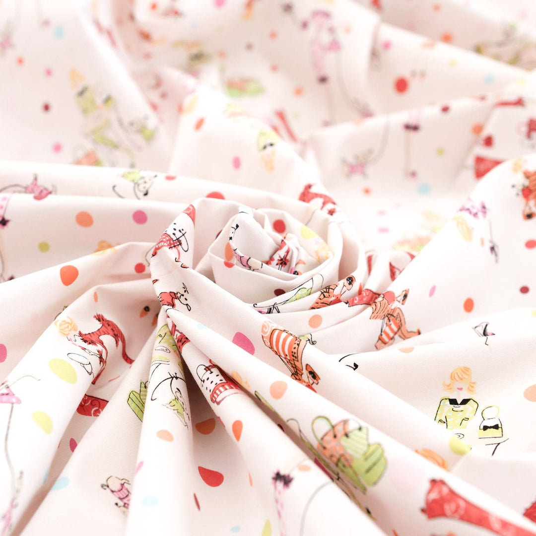 Sew sophistication with Cotton Poplin - "Elegance Diva"! This 100% cotton deadstock fabric (49" wide) is perfect 
