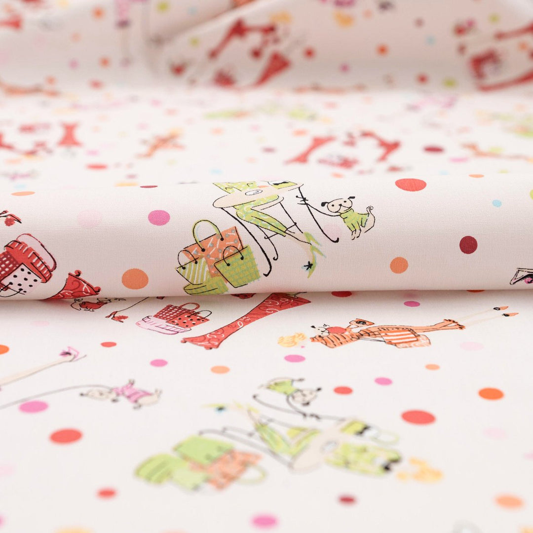 Sew sophistication with Cotton Poplin - "Elegance Diva"! This 100% cotton deadstock fabric (49" wide) is perfect 