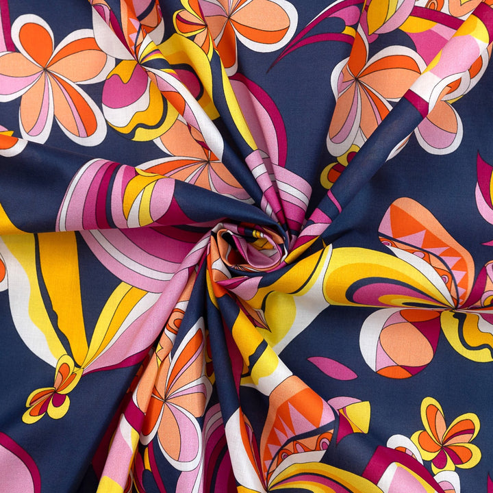 Cotton Poplin - "Groovy Italy"