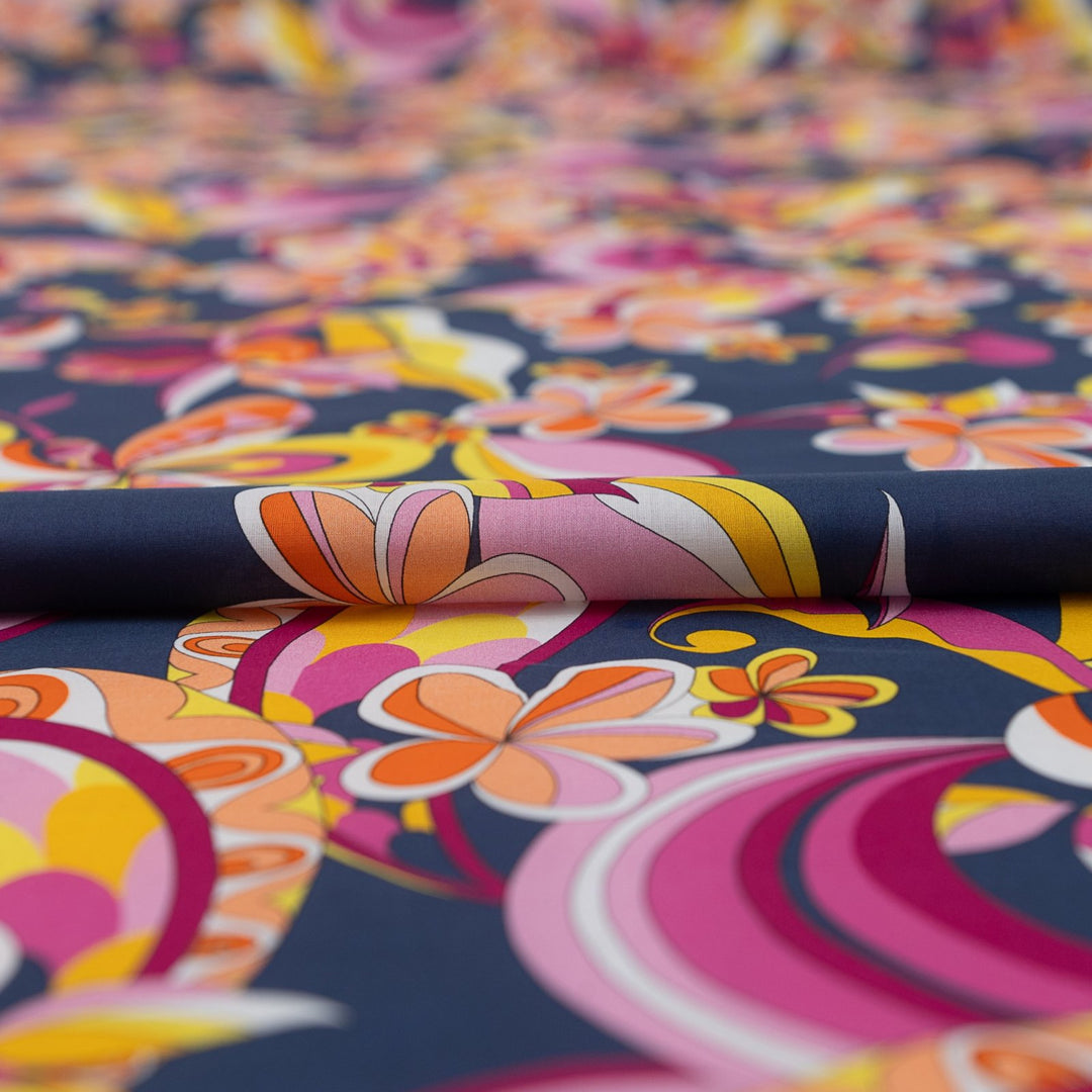 Cotton Poplin - "Groovy Italy"