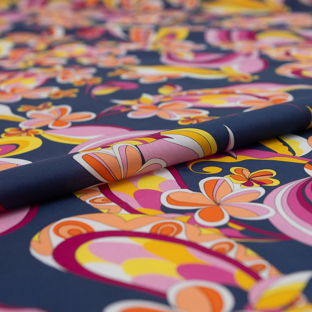 Cotton Poplin - "Groovy Italy"