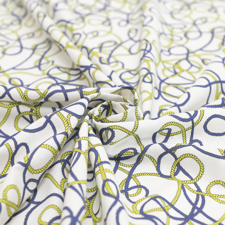 Cotton Poplin - "Howdy Do in Blue"