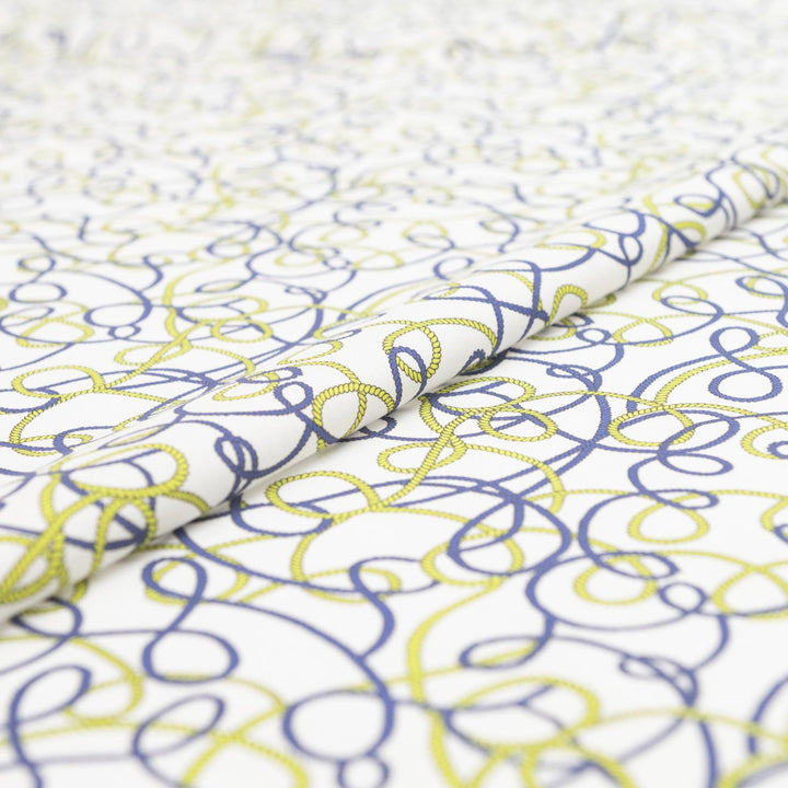 Cotton Poplin - "Howdy Do in Blue"