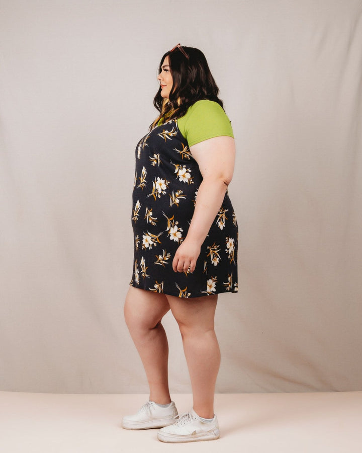 Friday Pattern Co. - The Saltwater Slip sewing pattern for versatile slip dress with adjustable straps, two lengths, and inclusive sizing XS–7X