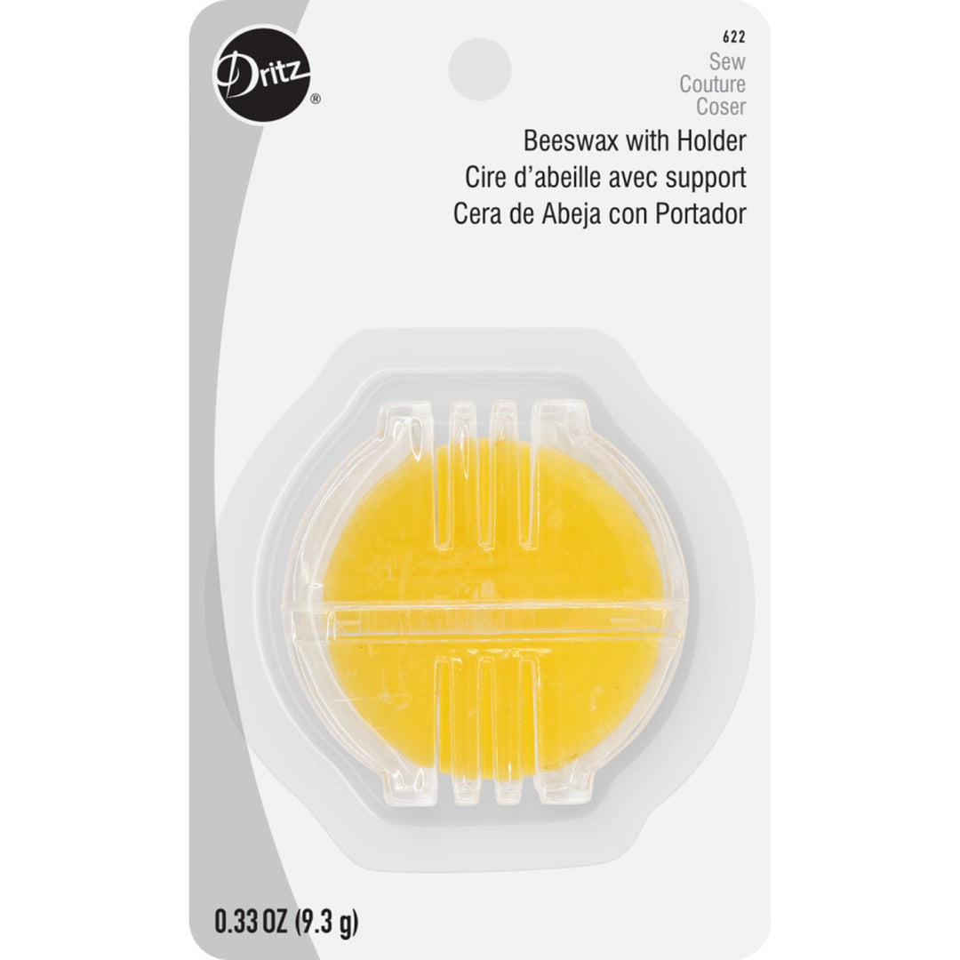 Beeswax and Holder by Dritz for preventing thread tangling – sewing accessory