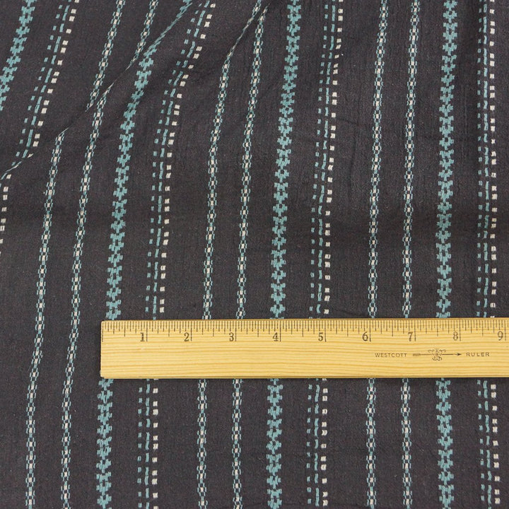 Bohemian neutral fabric – embroidered Indian gauze for transition-season sewing