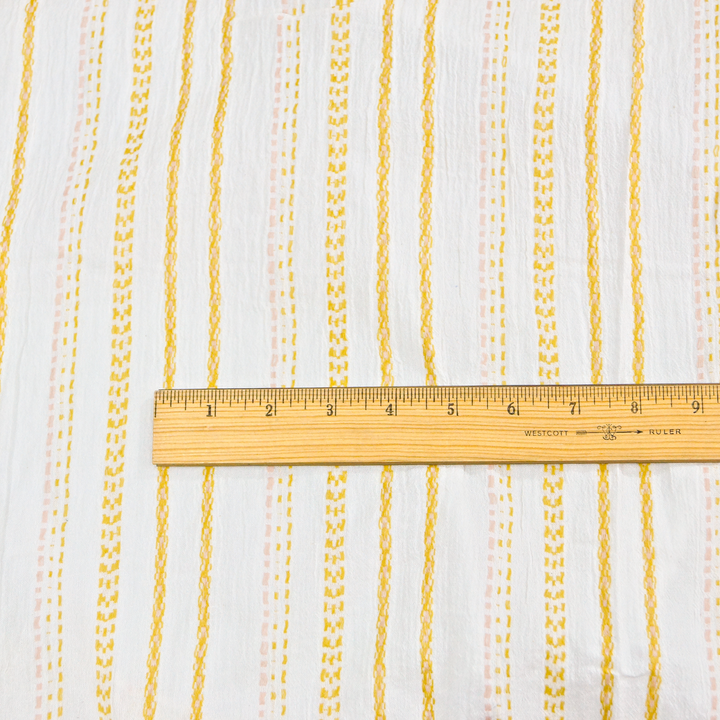 Neutral gauze fabric – lightweight cream textile for year-round sewing