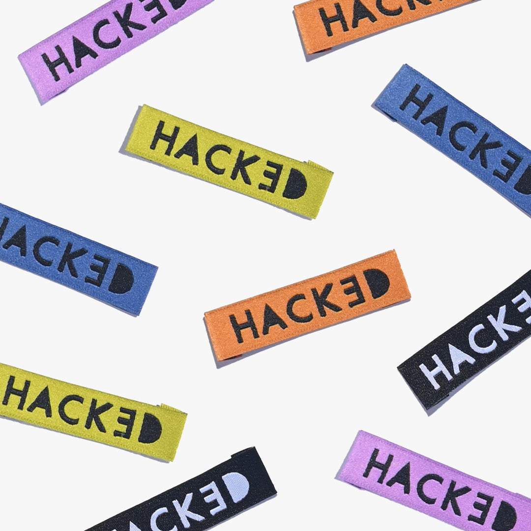 Kylie and the Machine Hacked woven garment labels for pattern hacking and DIY sewing projects