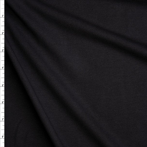 Chino Twill Stretch Black – 97% cotton, 3% Lycra, 8 oz medium-weight stretch fabric, 53/54 inches wide for sewing skirts, trousers, and blazers