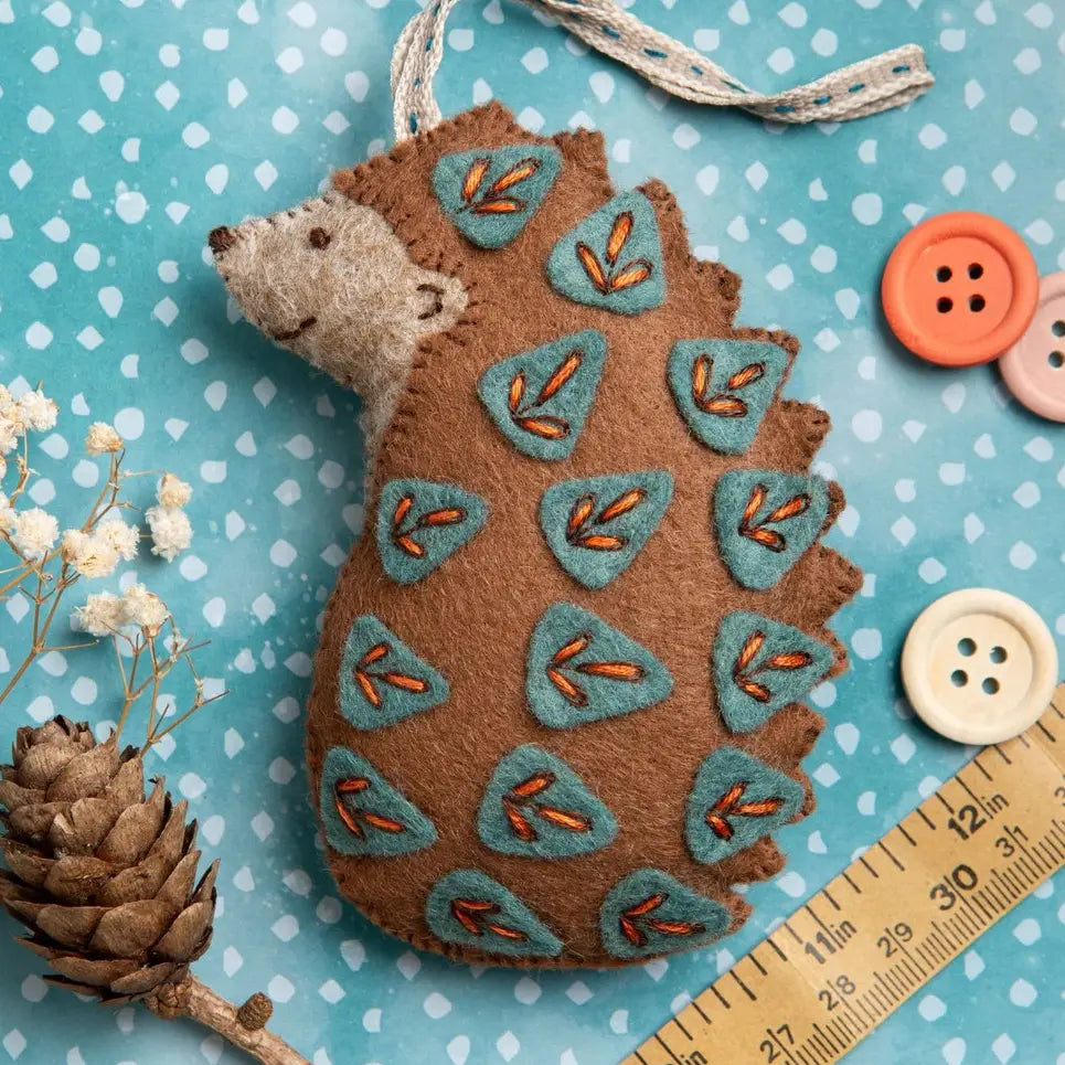 Folk Hedgehog Felt Craft Mini Kit