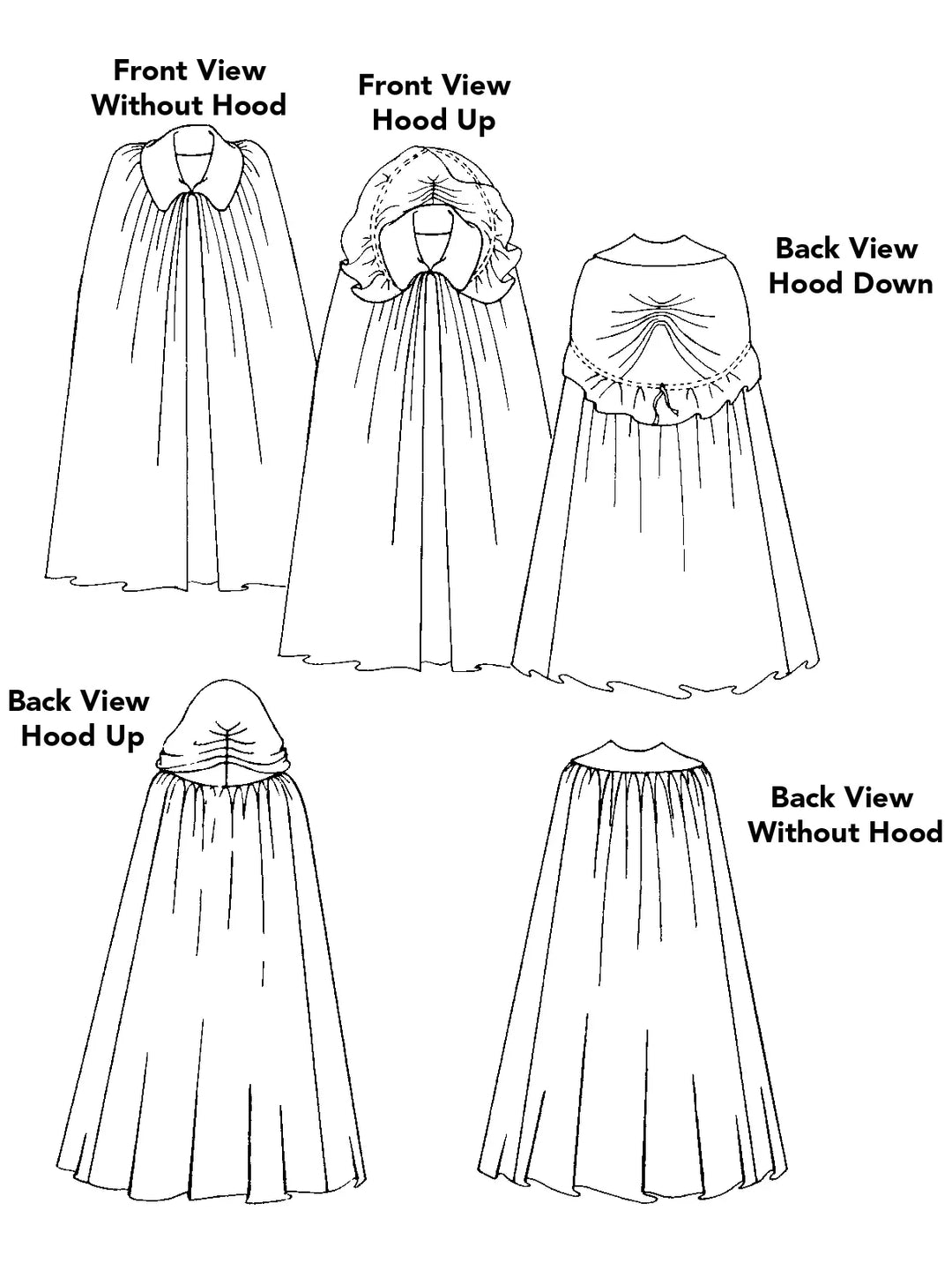 Pattern - Folkwear - Kinsale Cloak