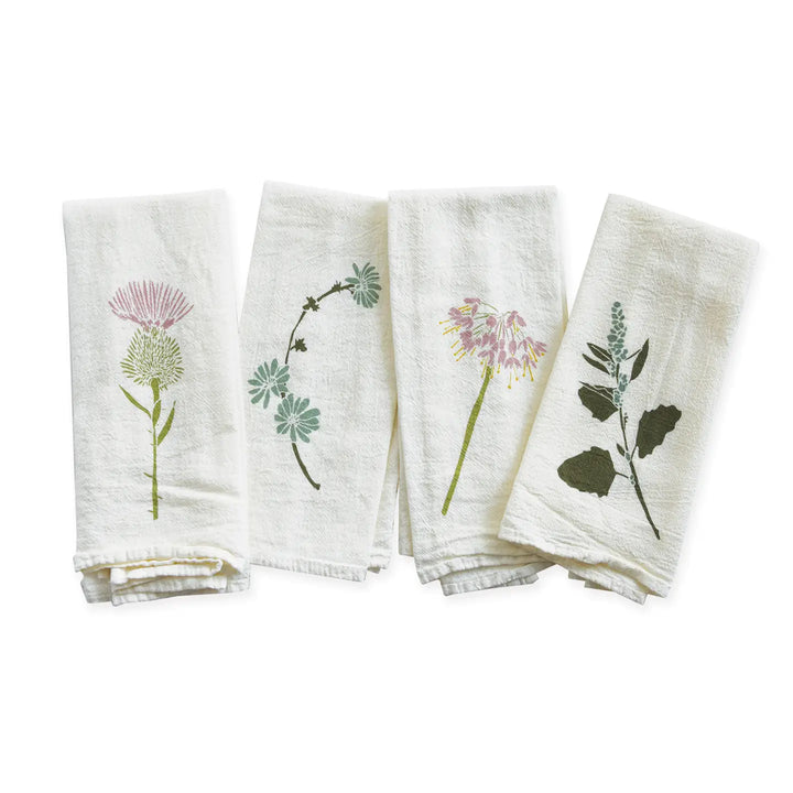 Handpainted Napkins (Set of 4) - Found + Foraged