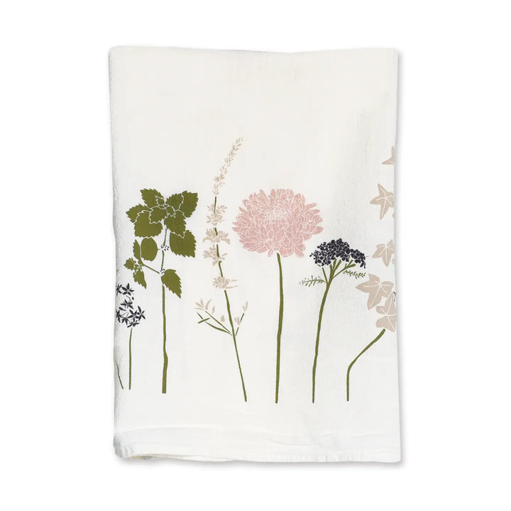 Handpainted Kitchen Towel - Friendship