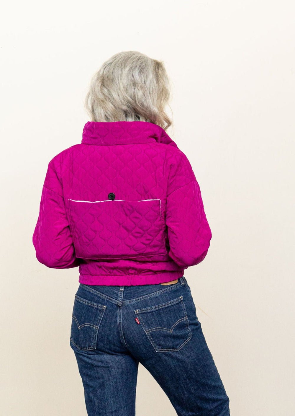 Friday Pattern Co. Pogonip Pullover sewing pattern – unlined jacket with welt pockets and packable option for outdoor adventures