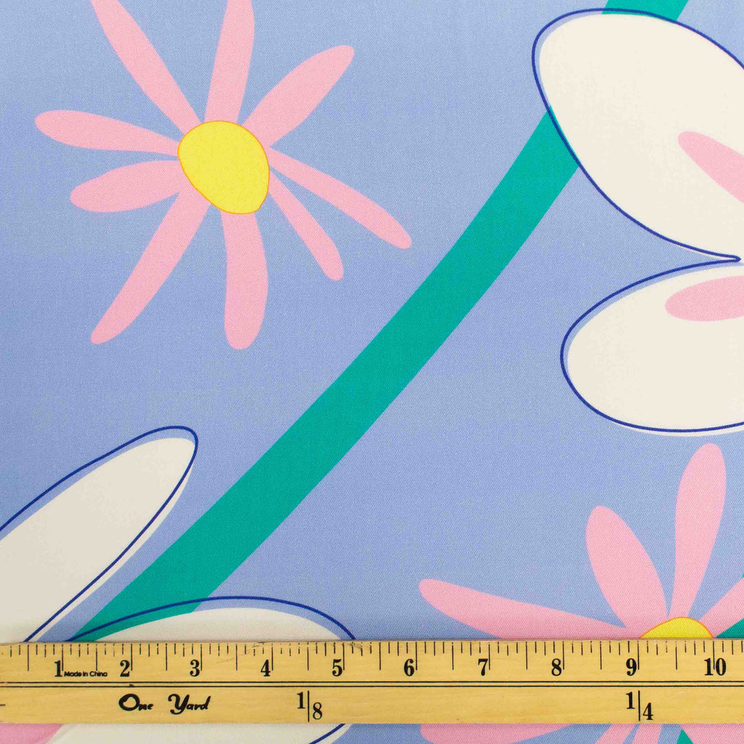 Dressweight Twill - Rayon - "Daisy Daydream"
