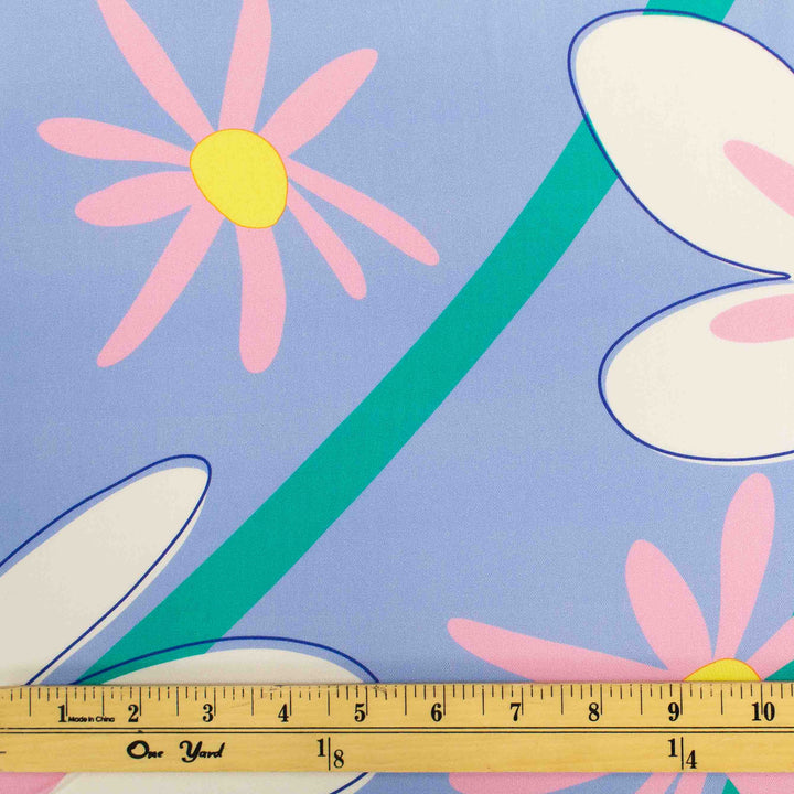 Dressweight Twill - Rayon - "Daisy Daydream"