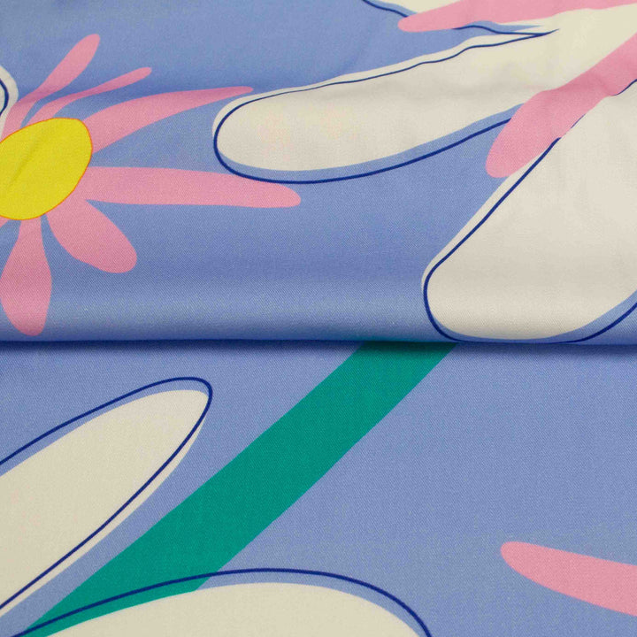 Dressweight Twill - Rayon - "Daisy Daydream"