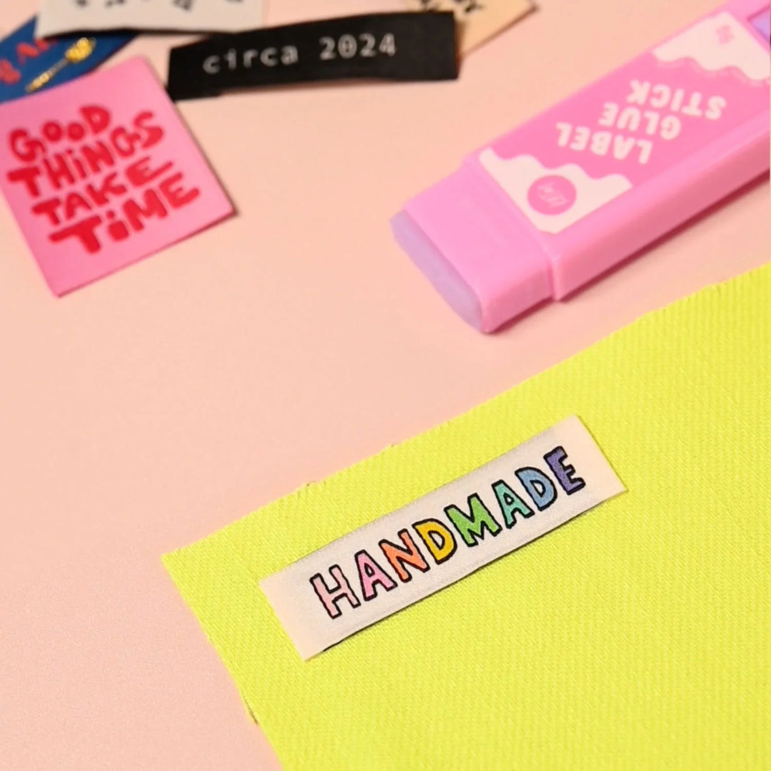Kylie and the Machine Label Glue Stick for Sewing – Pin-Free Fabric Label Adhesive