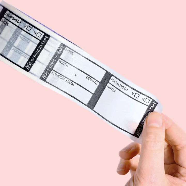 Kylie and the Machine Fabric ID Tape – Adhesive Labeling Tape for Sewing & Quilting Organization