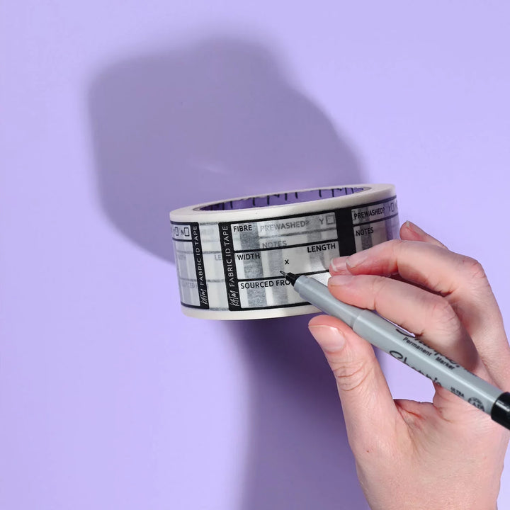 Kylie and the Machine Fabric ID Tape – Adhesive Labeling Tape for Sewing & Quilting Organization
