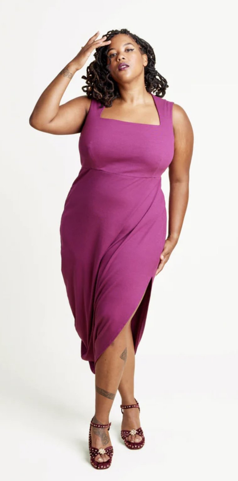 Cashmerette Grafton Dress, Top & Skirt Mix & Match sewing pattern for curvy sizes 12-32 with 400+ customizable options