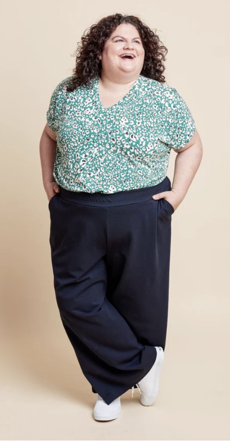 Cashmerette Grafton Dress, Top & Skirt Mix & Match sewing pattern for curvy sizes 12-32 with 400+ customizable options