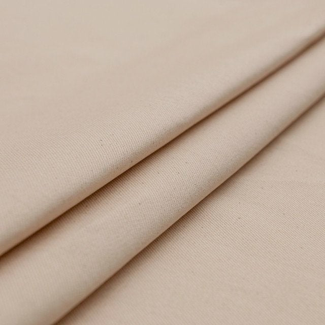 Natural Bull Denim Fabric - 100% Cotton 13 oz Heavyweight Twill for Workwear and DIY Projects