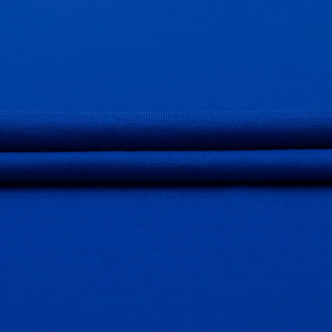 Cobalt Blue Wool Jersey Knit Fabric - 100% Wool - Drapey Stretchy Natural Material for Sweaters & Tees
